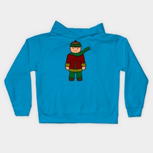 Christmas Boy Freezing Kids Hoodie